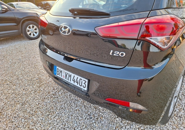 Hyundai i20 cena 32444 przebieg: 155300, rok produkcji 2015 z Kluczbork małe 596